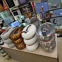 Fabrik-Bestseller Luxuriöses 3-teiliges Speisenwärmer-Set >6L Edelstahl Plastikdeckel Beheizbar Multifunktional Große Kapazität Eierwärmer