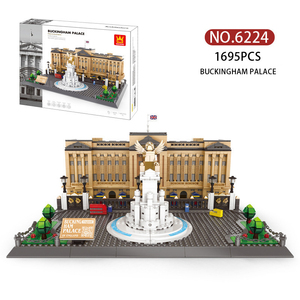 Jouets de construction Landmark Building Toys UK London <span class=keywords><strong>Buckingham</strong></span> Palace 6224, jouets de construction DIY, ensembles de blocs de construction en plastique ABS - Product Image 4
