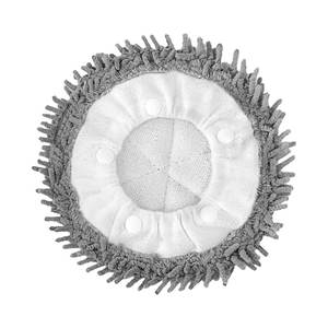 Chiffon de nettoyage rond pour robot aspirateur <span class=keywords><strong>STYTJ06ZHM</strong></span>, compatible avec le robot aspirateur et laveur Xiaomi Mijia Pro, remplacement des tampons de nettoyage - Product Image 3
