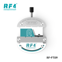 RF4 FT09 + HD33 Kit de réparation professionnel : Fixation à verrouillage rapide et raclette de retrait de sous-couche PI, résistant à la chaleur pour la réparation de cartes mères
