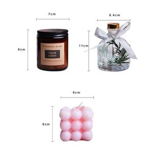 Bougies parfumées de luxe et diffuseur de roseaux étiquette personnalisée cadeaux de mariage et de fête des mères YNK-001 modèle de parfum YOUNIKE de longue durée - Product Image 6
