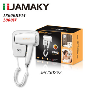 Secador de Pelo de Pared JAMAKY de 2000W, Bajo Ruido, para Baño y Uso en Hoteles - Product Image 2