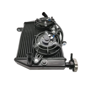 Radiateur de moto en aluminium LC135 LC150 Y15ZR SNIPER avec double ventilateur, refroidissement par eau haute efficacité, montage direct, noir - Product Image 5