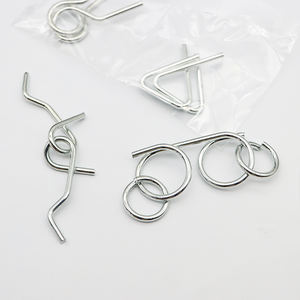 Rompecabezas <span class=keywords><strong>de</strong></span> alambre <span class=keywords><strong>de</strong></span> metal personalizado <span class=keywords><strong>IQ</strong></span> <span class=keywords><strong>Test</strong></span> Brain Teaser Unlock Interlock Game Fun Challenge para niños y <span class=keywords><strong>adultos</strong></span> Party Favor - Product Image 5