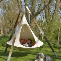 Moderne 900D Oxford antirouille hamac Pod tente étanche suspendu balançoire chaise pour camping en plein air pique-nique jardin utilisation équipement portable