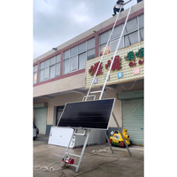Treuil électrique à câble métallique pour panneaux solaires 20m 18m, machine de levage de briques, de pierres et de tuiles en acier, utilisation domestique, nouvelle télécommande
