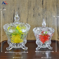 Brazilië Hot Selling Stand Bowl Voor Candy Clear Suger Potjes Draagbare Keuken Noten Gedroogde Balken Opslagcontainer