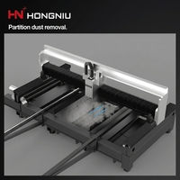 Machine de découpe laser à fibre HONGNIU 3015 avec grande table de travail 1500x3000mm, découpeuse laser CNC pour métaux, conception fermée pour tôles