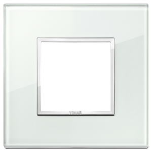 Vimar Wall <b>Switch</b> Glass Plate 14.1 Cm X 13.55 Cm White For Indoor Use - Product Image 1