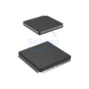 Componente de Chips Electrónicos de Canal Integrado del Fabricante 208 BFQFP LFE2-12E-5QN208C - Product Image 1