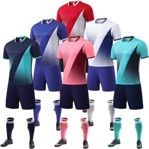 <span class=keywords><strong>Kit</strong></span> da Calcio Personalizzati Completi in Tessuto di Poliestere Nuova Stagione Maglie da Calcio Retrò a Maniche Corte Divisa da Calcio per Bambini X931 - Product Image 3