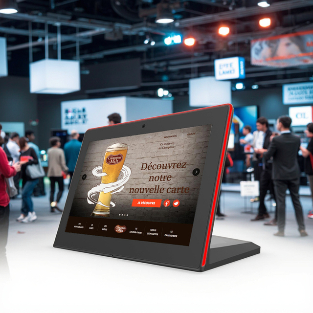 8/10.1/14/15.6 Inch IPS LCD Android Tablet PC L-Shape Desktop 10-Point Capacitive Touch Screen Showcase Business Advertising