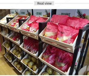 Thép thiết kế mới tùy chỉnh Trung Quốc trái cây cửa hàng hiển thị hộp rau siêu thị Kệ Gondola giá - Product Image 6