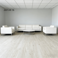 Dalles de sol en vinyle auto-adhésives imperméables à motif marbre en bois de luxe Xinlijie, résistantes à l'usure, pour intérieur, hôpital, école, appartement