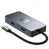 Hub USB C 9 en 1, adaptateur multiport USB C vers 4K60HZ, RJ45 Gigabit Ethernet + 3 ports USB 3.0 + lecteur de carte SD/TF, PD 100W pour ordinateurs portables