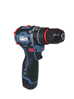 Perceuse sans fil à batterie au lithium 20V 35N.M avec anneau de réglage du couple à 2 vitesses réversible, lumières de travail LED, batterie 2.0AH