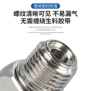 NGS Hardware All Metal Internal Thread Throttle Valve <b>Quick</b> <b>Connector</b> Copper Pneumatic Parts - Product Image 4