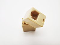 RJ11 femelle à femelle 6P6C coupleur téléphonique en ligne adaptateur d'extension de câble téléphonique droit pour télécopieur fixe