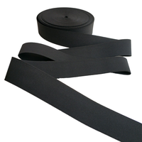 Bande élastique noire en polyester et caoutchouc pour perruques, accessoires vestimentaires, sangle de fixation – Offre Spéciale