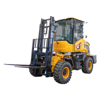 Forklift Medan Kasar 3,5 Ton 4WD |   Forklift Off-road TAIJIN T35 4x4 untuk Penanganan Material Pertanian & Kebun Harga Bersertifikat CE