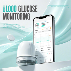 Moniteur <span class=keywords><strong>de</strong></span> <span class=keywords><strong>glycémie</strong></span> <span class=keywords><strong>continu</strong></span> <span class=keywords><strong>de</strong></span> haute précision, <span class=keywords><strong>capteur</strong></span> <span class=keywords><strong>de</strong></span> sucre Bluetooth <span class=keywords><strong>de</strong></span> qualité médicale, CGM médical domestique - Product Image 2
