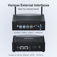 Mini PC industriel sans ventilateur i5-8350U SSD 2xGbE 4xUSB3.0 4xUSB2.0 2xHD 2xCOM Audio ANT Win10/Win11/Linux Garantie 3 ans