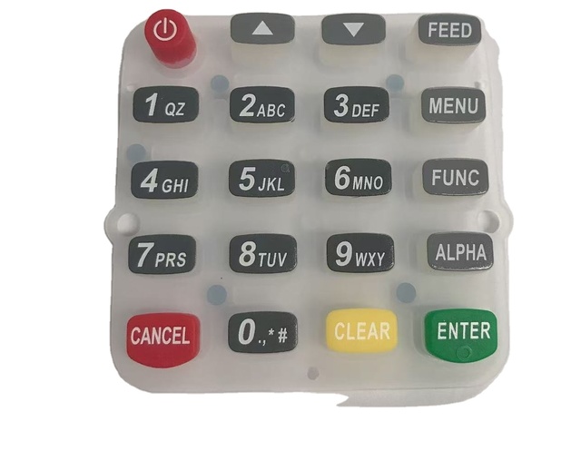 Rubber Keyboards Keypad English Keys for AMP5000 8110 POS