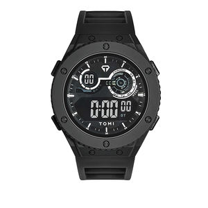 นาฬิกากีฬาดิจิทัลเรืองแสง <span class=keywords><strong>LED</strong></span> ของผู้ชายยี่ห้อ <span class=keywords><strong>Tomi</strong></span> พร้อมสายพลาสติกหังโจว - Product Image 3