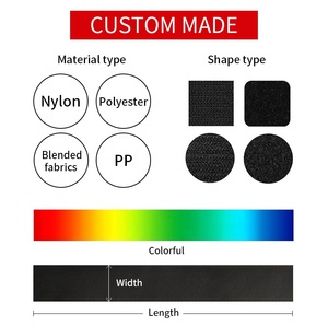 Bán buôn 30% nylon móc và vòng lặp băng tự dính Trắng may trên Nylon móc và vòng lặp ốc vít cho y tế hàng may mặc - Product Image 5