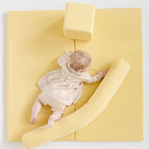 Tapis de jeu EVA pour bébés de 0 à 24 mois, tapis d'éveil unisexe pour la maison, tapis en éponge épaissi avec jouet en tissu inclus - Product Image 2