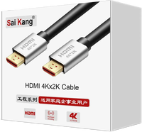 En stock, câble haute vitesse 4K 8K 2.0 mâle-mâle avec fibre optique pour ordinateur portable, PC, microphone, 0,5m-20m