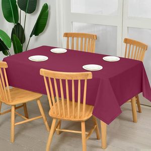 Tovaglia in Cotone e <span class=keywords><strong>Lino</strong></span> con Orlo Classico, Lavabile, Perfetta <span class=keywords><strong>per</strong></span> Tavolini da Caffè, Sale da Pranzo, Hotel e Matrimoni - Product Image 4