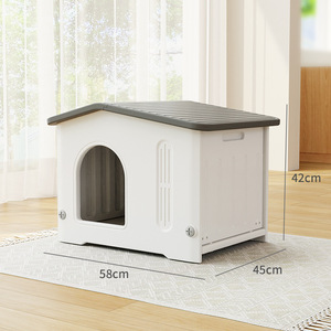 Casa para Gatos y Perros Pequeños de Plástico Sólido de Lujo Moderno, Resistente a la Lluvia, para Exteriores, de Claw Villa Factory - Product Image 6