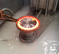 Machine de chauffage par induction 65KW, chauffage par roulement/arbre/engrenage et traitement de trempe