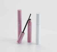 HUIHO Tube de mascara en plastique rose vide personnalisé avec brosse à cils bouteille contenant pour cosmétiques liquides