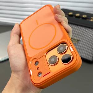 Coque de téléphone pour iPhone 17 Pro Max avec cadre miroir fonctionnel, absorption magnétique, protection intégrale pour 16 - Product Image 1