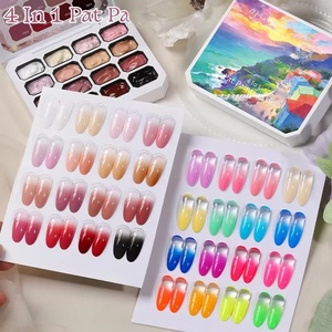 Gel Polish Résine 4-en-1 16 Couleurs pour Estampage Dégradé & Dessin, Durcissement UV/LED, Palette 35ml - Product Image 2