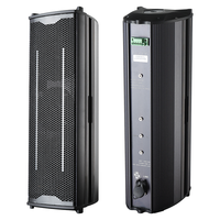 Enceinte colonne LS3 série Q avec coque en aluminium, connectivité XLR, sortie audio mono haute puissance, impédance 4/8 ohms