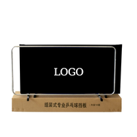 Venta Directa de Fábrica, Barrera de Tenis de Mesa Profesional, Portátil y Desmontable, con Logotipo Impreso, para Uso en Interiores
