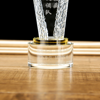 YL-1035 Nuevo Trofeo de Cristal K9, Placa de Premio de Cristal para Eventos Deportivos Escolares