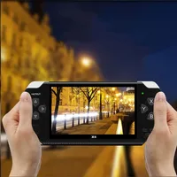 Console de jeu portable rétro avec écran IPS de 4,3 pouces, batterie intégrée de 3000 mAh, jeux intégrés, WiFi open source, double joystick, OEM ODM en gros