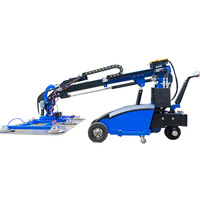 Petit chariot électrique compact 600kg 800kg Robot de levage sous vide en verre pour l'installation de panneaux solaires intérieurs et extérieurs en granit marbré