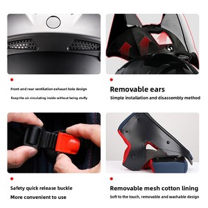 <span class=keywords><strong>Casque</strong></span> intégral HNJ pour <span class=keywords><strong>moto</strong></span> électrique, unisexe, toutes saisons, sécurité ABS, transfrontalier - Product Image 4