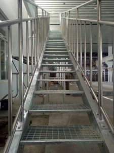 Plataforma de Acero para Escaleras, Plataforma de Rejilla de Acero para Techos, Rejilla de Acero al Carbono para Construcción e Industria - Product Image 5
