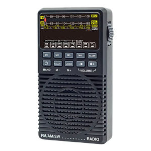 Portable FM/AM/SW 3 Band Digital Tuning LED Display Radio with Speaker 3.5mm Jack for <b>Outdoor</b> Camping Travel - Product Image 2