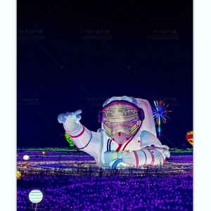 Jouet gonflable astronaute géant lune avec décoration de scène de concert à lumière LED astronaute gonflable atterrissage sur la lune - Product Image 2