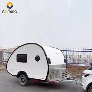 OEM rv camper van luxury remolque camper overland 750 kg rulote auto caravane with mosquito screens