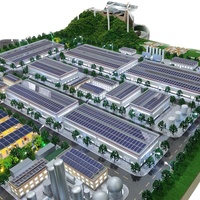 Modelo a Escala Industrial 002, Equipo de Modelado de Terreno Personalizado para Plantas Químicas, Planificación Urbana y Desarrollo Inmobiliario