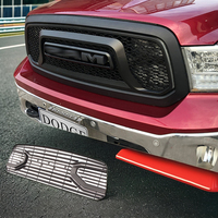 Neuer Maßgefertigter 2014-2018 Big Horn Ersatz-Kühlergrill Schwarzer Frontgrill LKW-Teile für 1500 ABS LED Mesh Universal