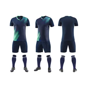 Wholesale top quality plain soccer jersey blank custom cheap men's retro soccer jersey football uniforms